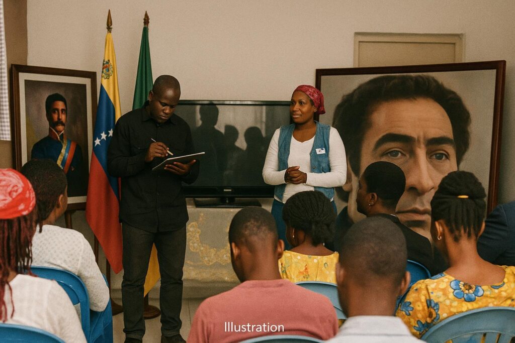 Bolívar s’invite sur écran: diplomatie en costumes