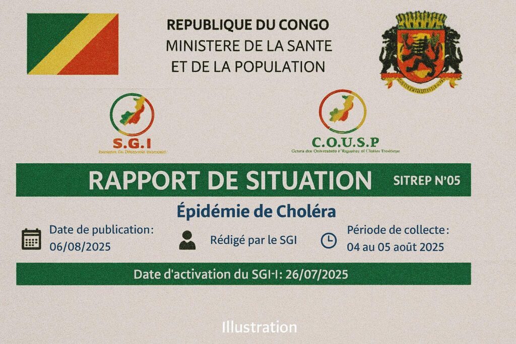 Choléra: Brazzaville sonne l’alerte et rassure
