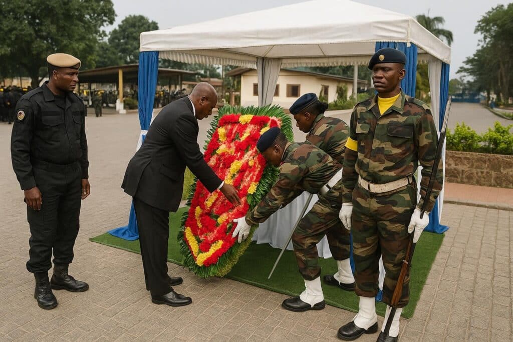 Centrafrique : le dernier salut au héros congolais