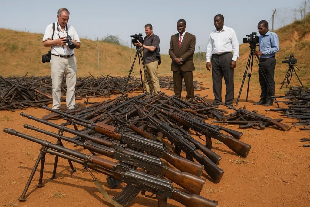 RCA: 10 000 rebelles désarmés, pari sur la paix