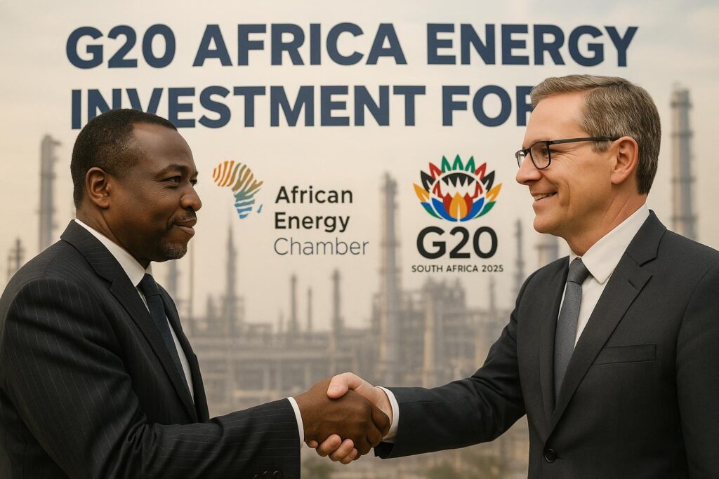 G20 énergie : l’Afrique ouvre ses vannes pétrole