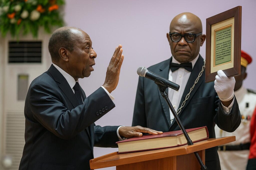 Investiture à Abidjan : Sassou et Ouattara unis